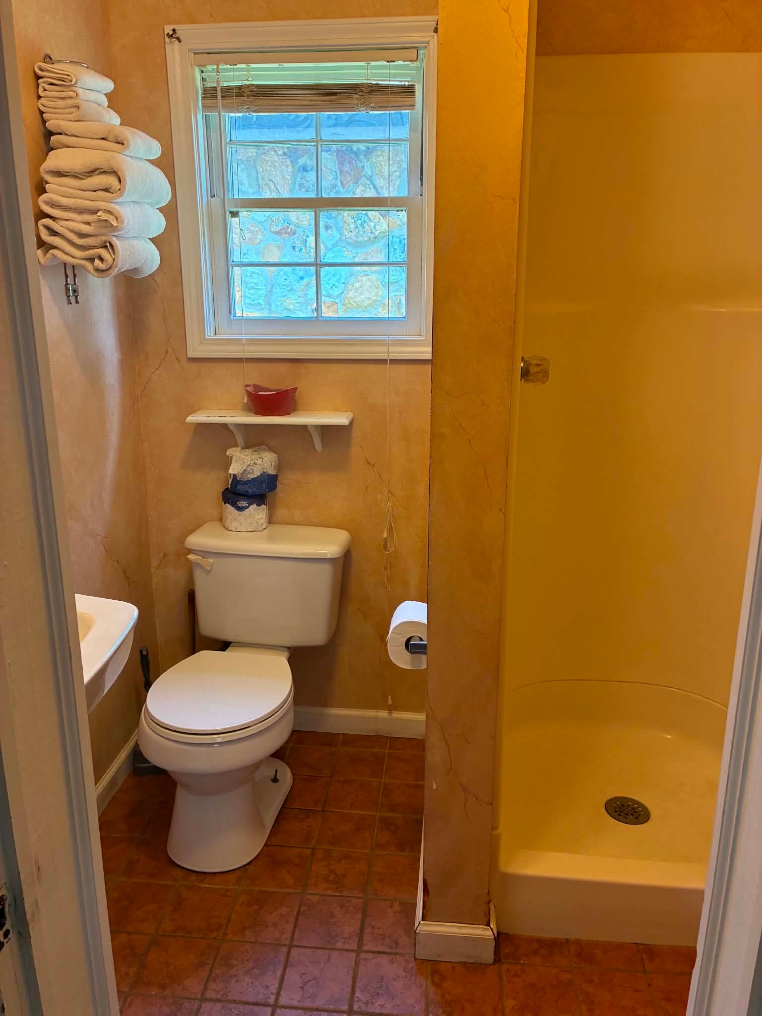 Standard Cabin bathroom with shower