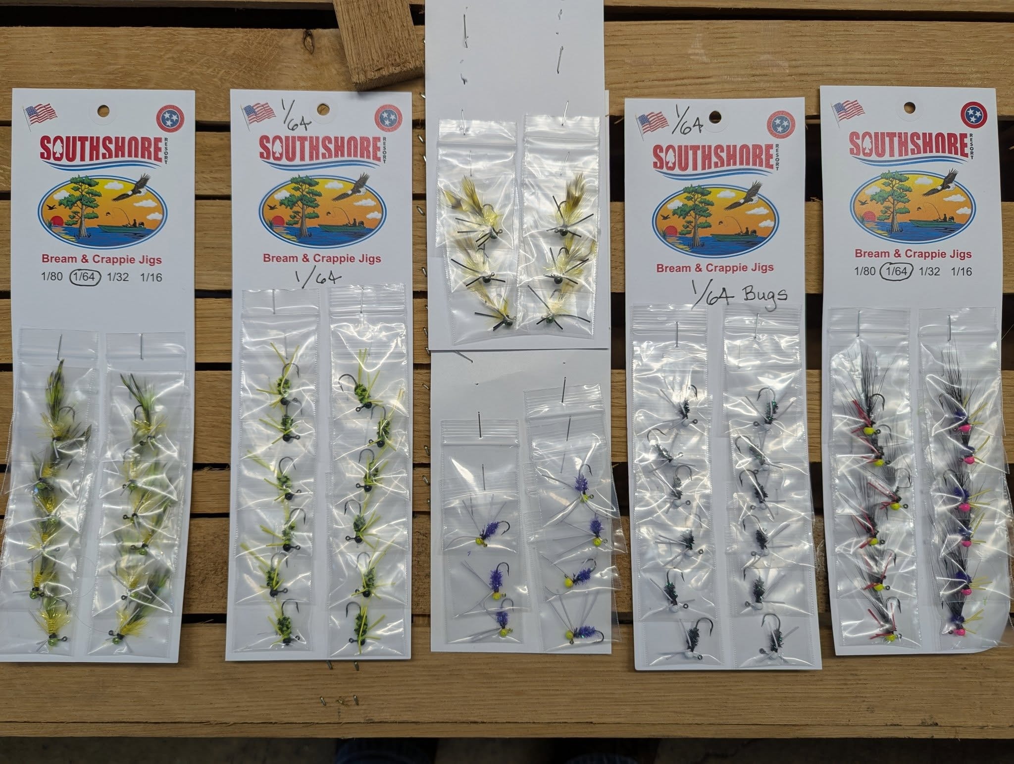 Southshore Resort Bream & Crappie Jigs and Bugs product display
