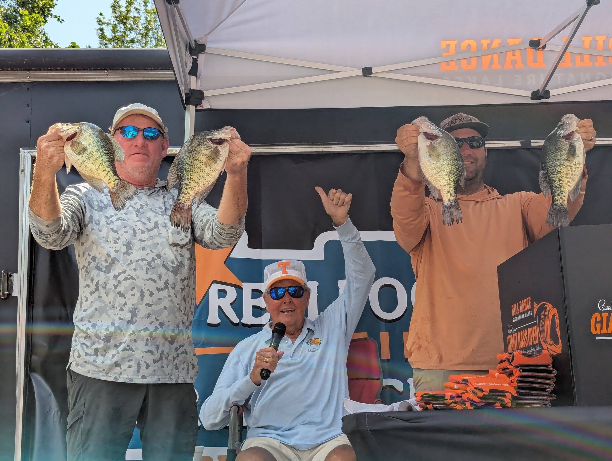 Tournament catch display at Southshore Resort